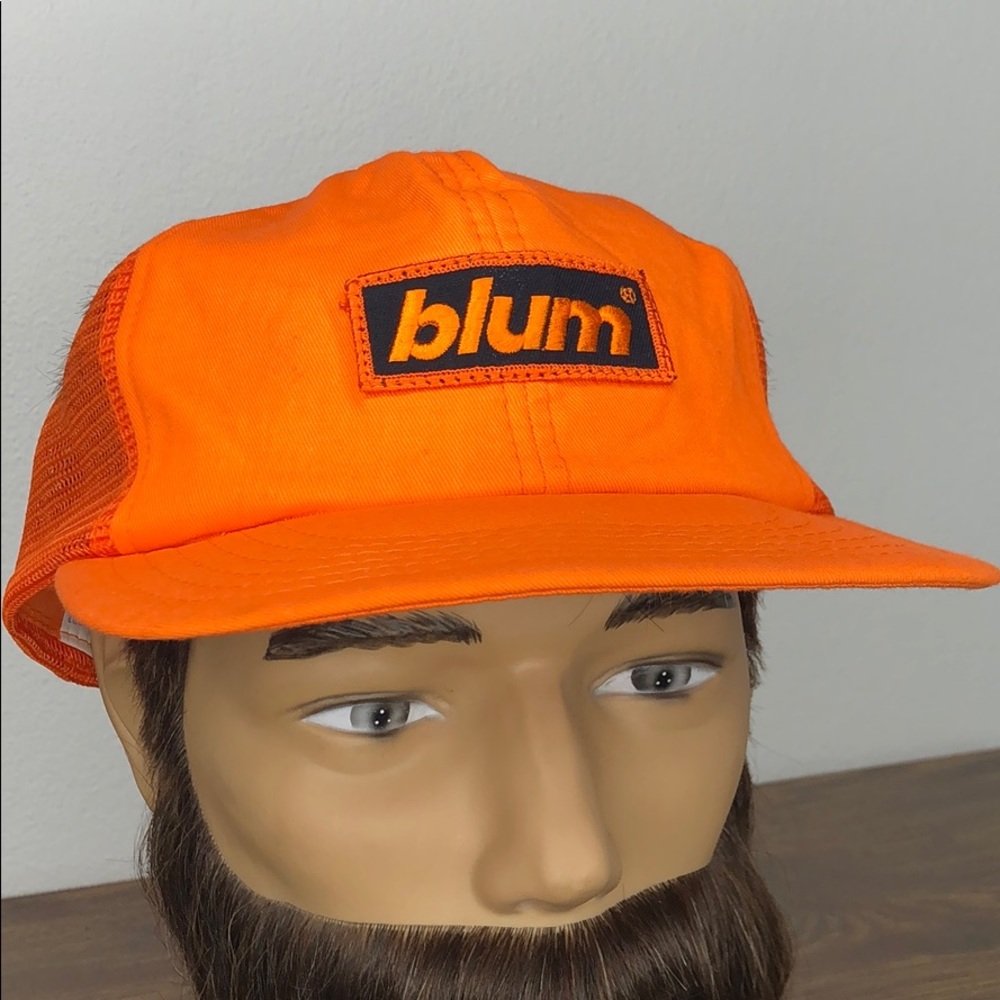 Vintage blum SnapBack Orange Hat